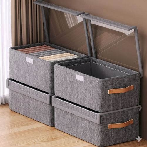 بوكس منظم ملابس بالغطاء