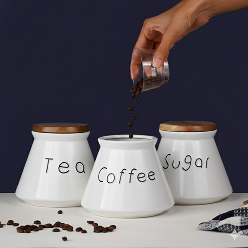 برطمانات بورسلين 3 قطع