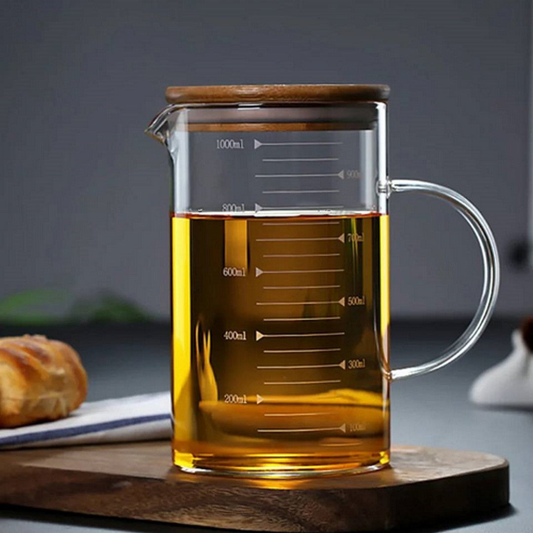 كوب معياري بغطاء خشب