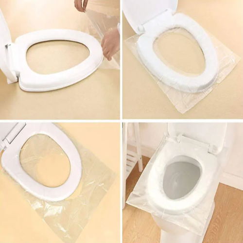 طقم أغطية بلاستيك للتواليت 15 قطعة