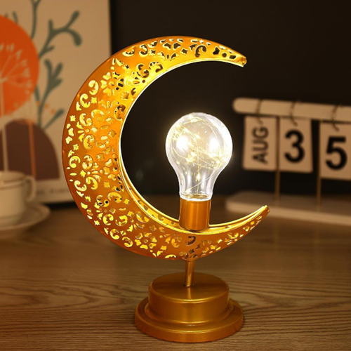 هلال معدن باللمبة