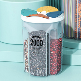 حافظة البقوليات المقسمة