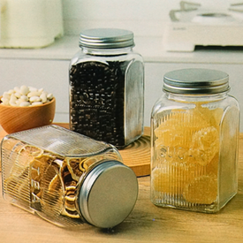 طقم برطمانات زجاج Danny Home