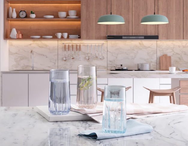 طقم أكواب للمياه والعصائر 6 قطع