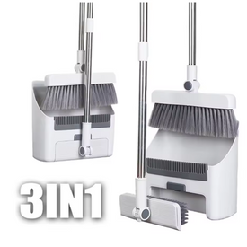 طقم جاروف بالمقشة 3 في 1