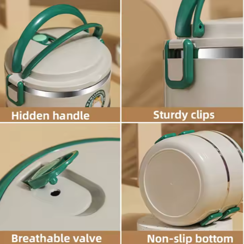 حافظة طعام أستانلس 3 دور