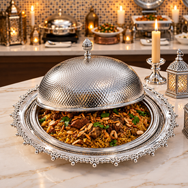 سرفيس تقديم دائري بالغطاء