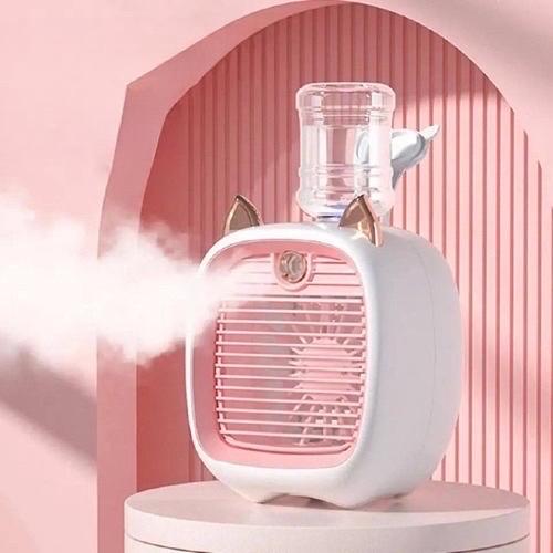 مروحة بقارورة مياه