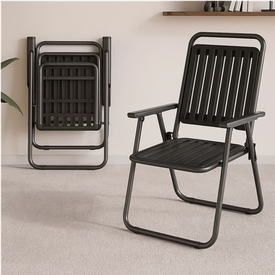 كرسي معدن قابل للطي