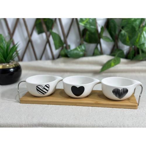 طقم بولات بورسلين علي ستاند خشب