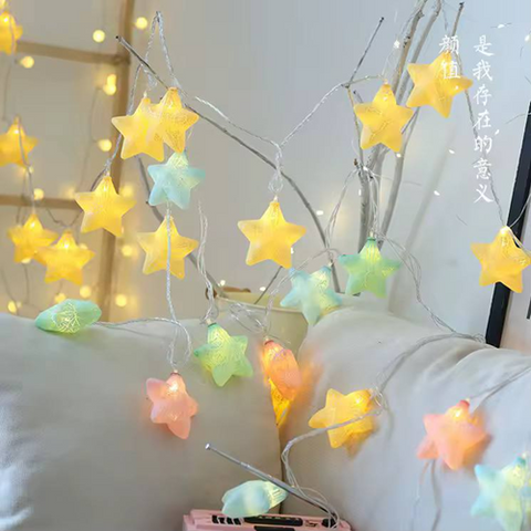 Image of فرع إضاءة فوانيس ونجوم