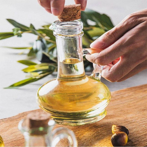 زياتة زجاج بغطاء فل