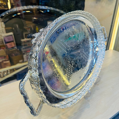 Image of سرفيس فضي بيضاوي