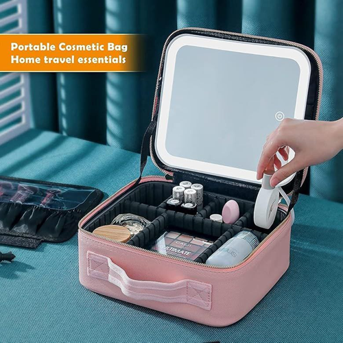 شنطة ميكب بمرايا ليد