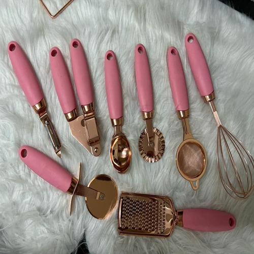 طقم رفايع جولد 9 قطع