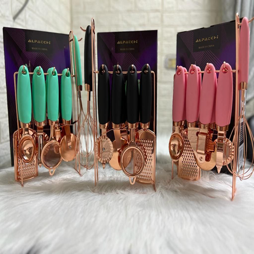 طقم رفايع جولد 9 قطع