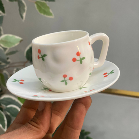 Image of طقم فناجين بورسلين 6 قطع