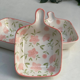 طقم بولة فلوري للصوصات 3 قطع