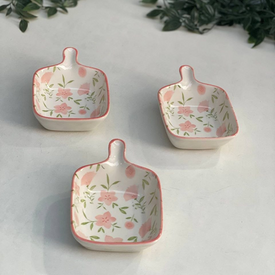 طقم بولة فلوري للصوصات 3 قطع