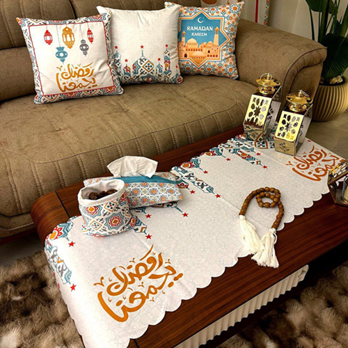 طقم رانر + 3 كوشنز رمضاني