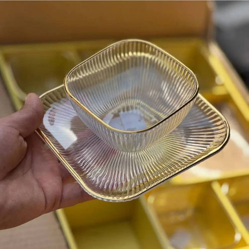 طقم خشاف كريستال 12 قطعة