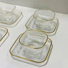 طقم خشاف كريستال 12 قطعة