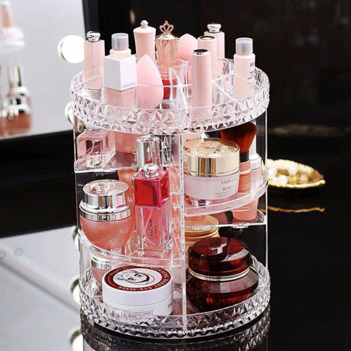 منظم مكياج دوار 3 دور