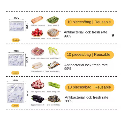 أكياس ألومنيوم لحفظ الطعام