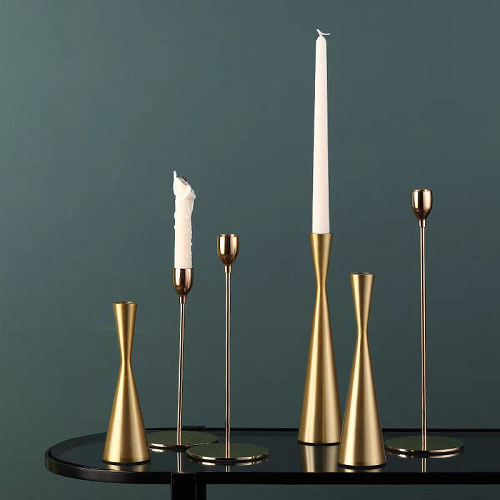 طقم شمعدان جولد 3 قطع