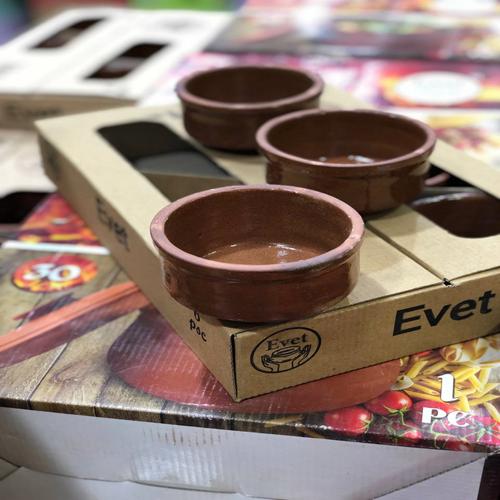 طقم بولة فخار 6 قطع