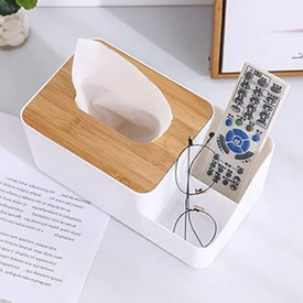 منظم 2 في 1 للمناديل والريموت