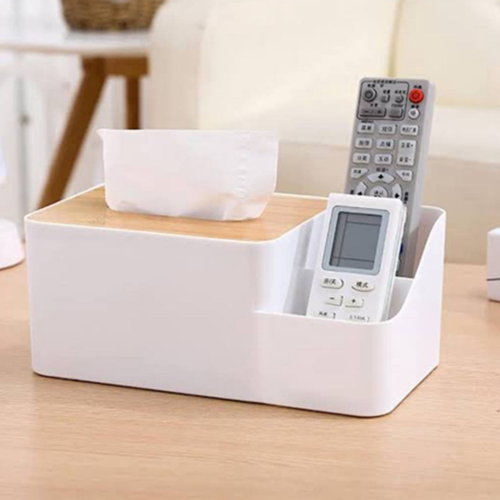 منظم 2 في 1 للمناديل والريموت