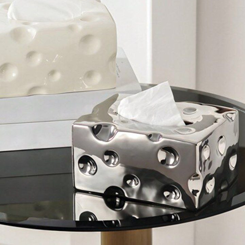 علبة مناديل بورسلين