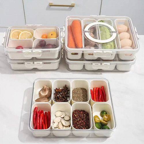 علبة ثلاجة مقسمة 8 خانة