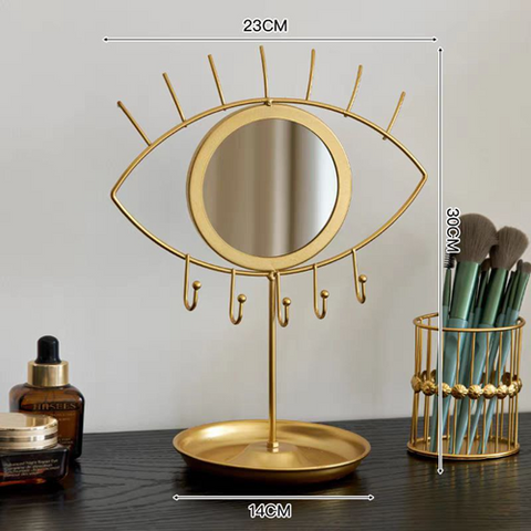 Image of منظم جولد للأكسسورات شكل عين