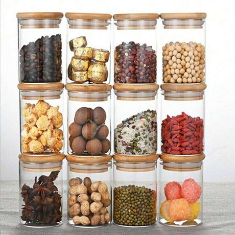 Image of طقم برطمانات زجاج 12 قطعة