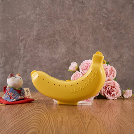 حافظة موز + شوكة