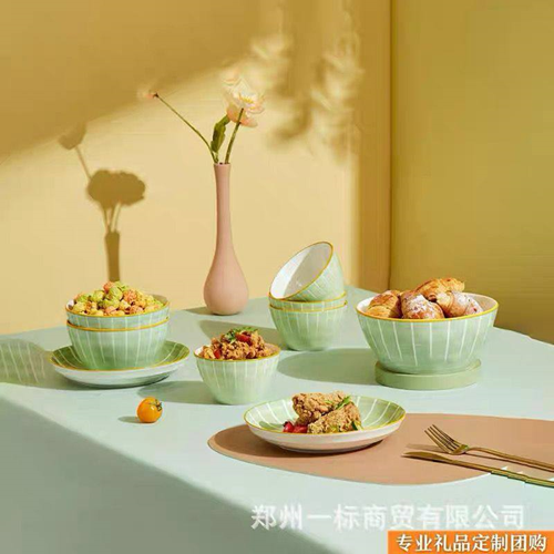 طقم أطباق بورسلين 6 قطع