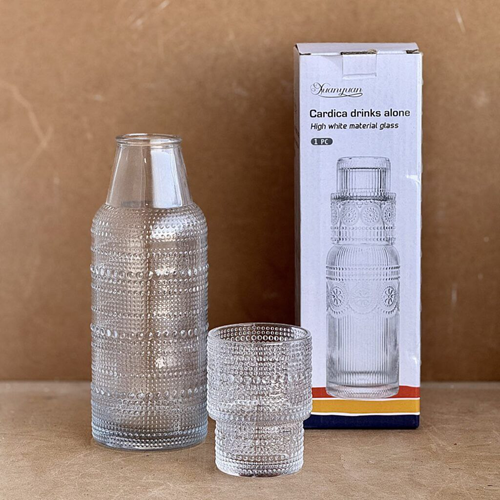 زجاجة كريستال بالكوب 1 لتر