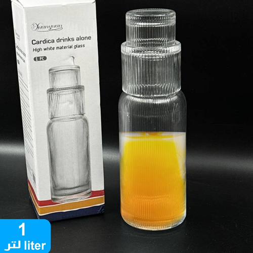 زجاجة كريستال بالكوب 1 لتر