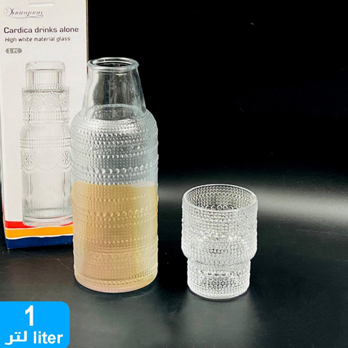 زجاجة كريستال بالكوب 1 لتر