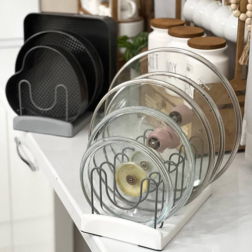 منظم الأطباق والصواني