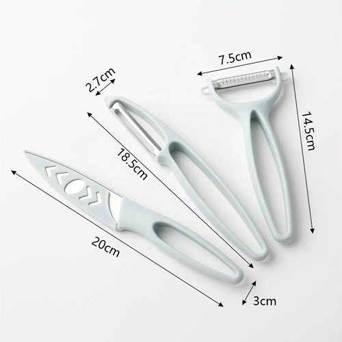 طقم أدوات المطبخ 3×1 للتقطيع والتقشير