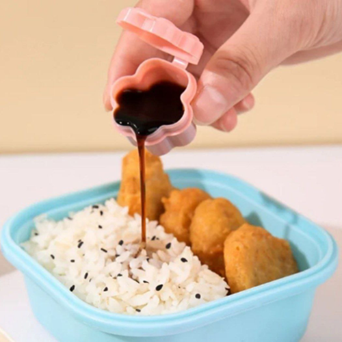 طقم علب 4 قطع للكاتشب والمايوينز