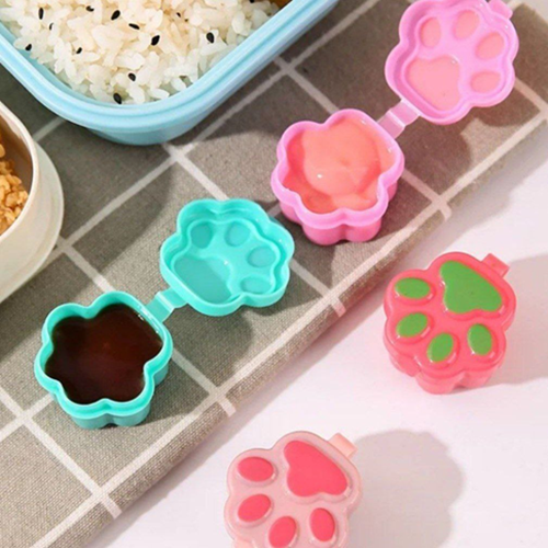 طقم علب 4 قطع للكاتشب والمايوينز