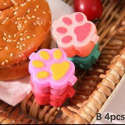 طقم علب 4 قطع للكاتشب والمايوينز