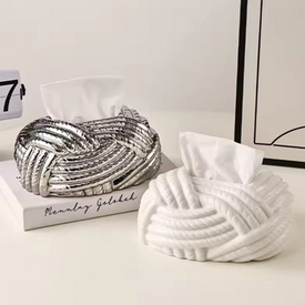 علبة مناديل شكل عقدة