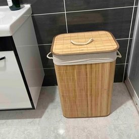 سبت تخزين خشب للملابس