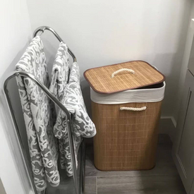 سبت تخزين خشب للملابس