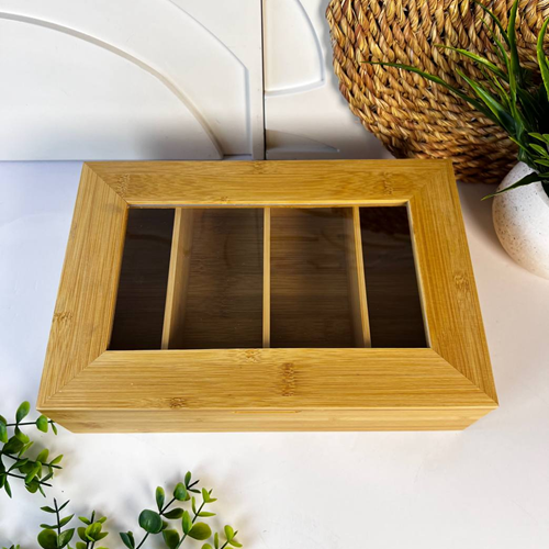 منظم 4 خانة لباكيت الشاي والأعشاب